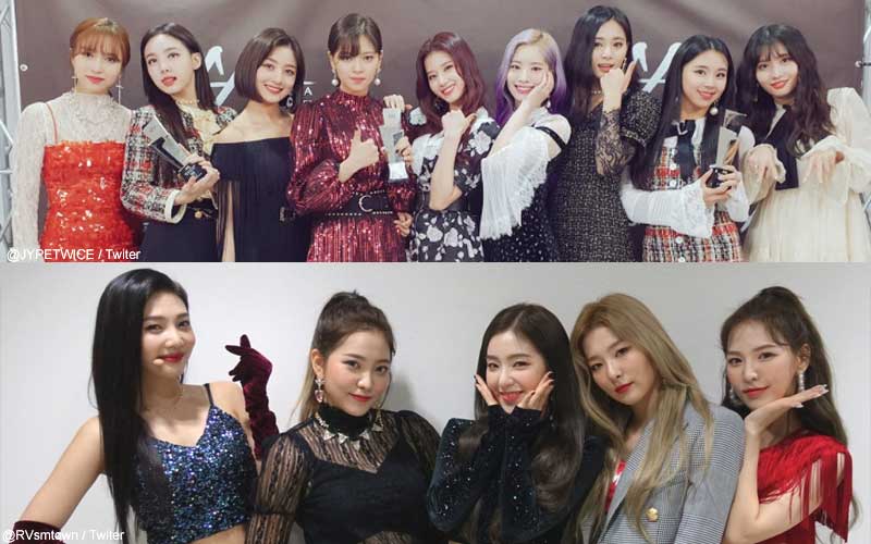 TWICE、Red Velvet