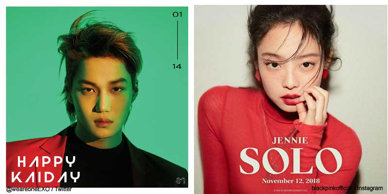 exo Kai, blackpink Jennie