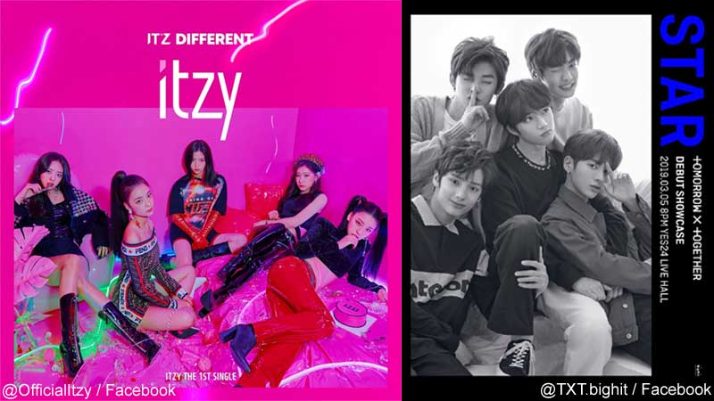 @OfficialItzy・@TXT.bighit／Facebook