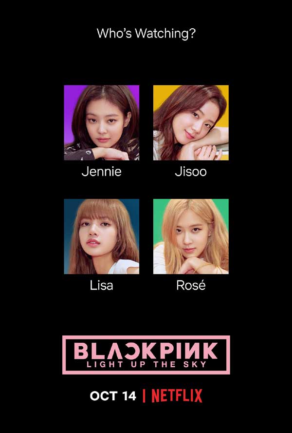 Netflix オリジナルドキュメンタリー『BLACKPINK ～ライトアップ・ザ・スカイ～』10月14日(水)より独占配信開始