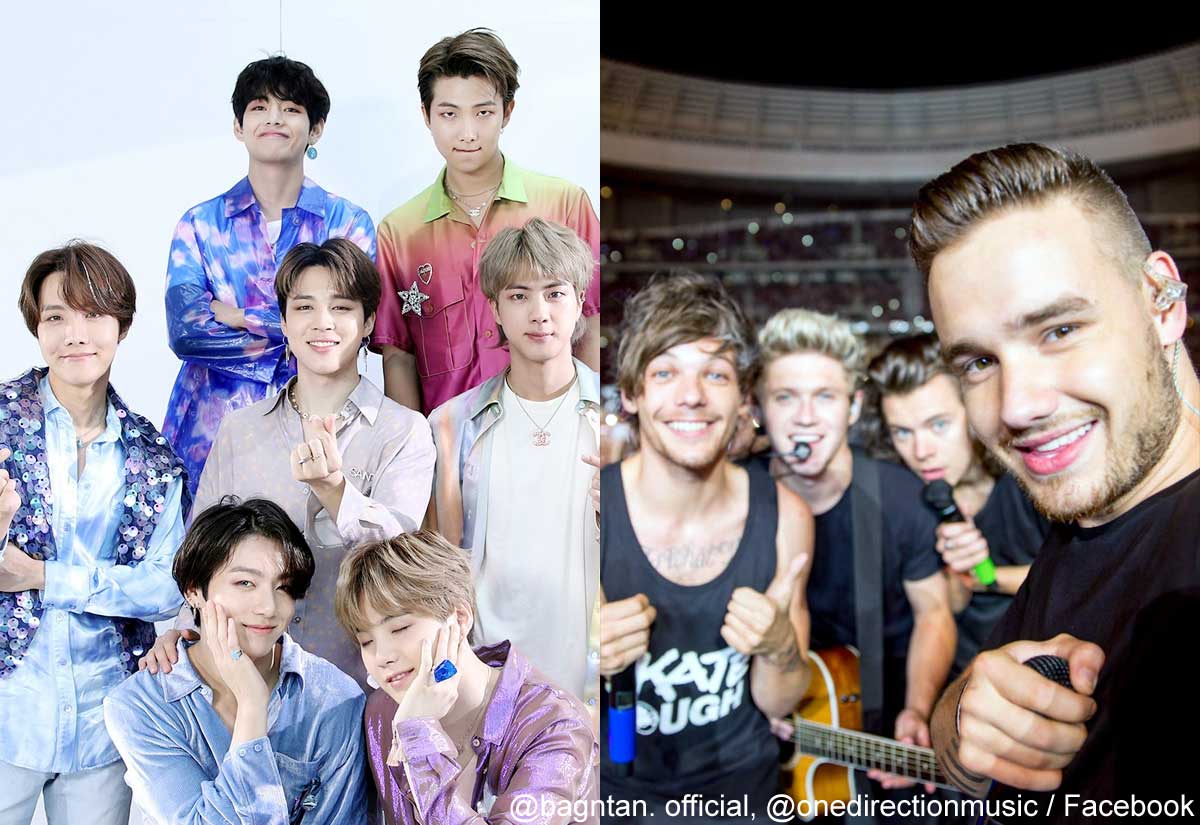 BTS、1D（右）