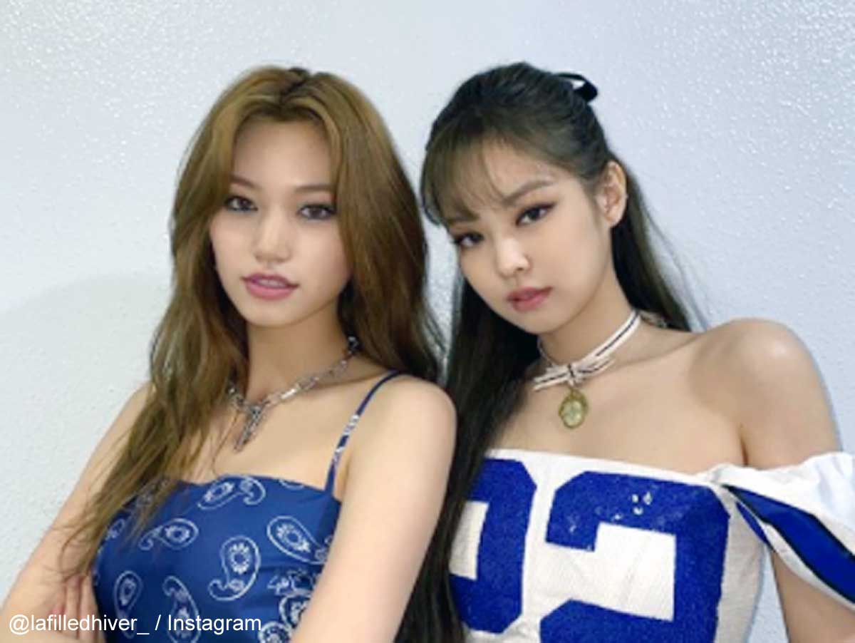 Weki Meki ドヨン、BLACKPINK ジェニー（右）