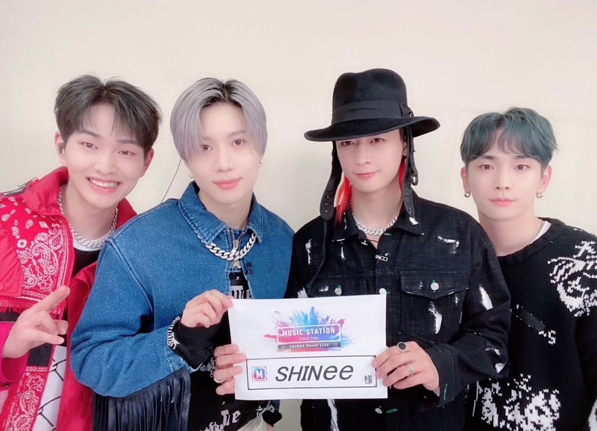 SHINee （左からオンユ、テミン、ミンホ、キー）