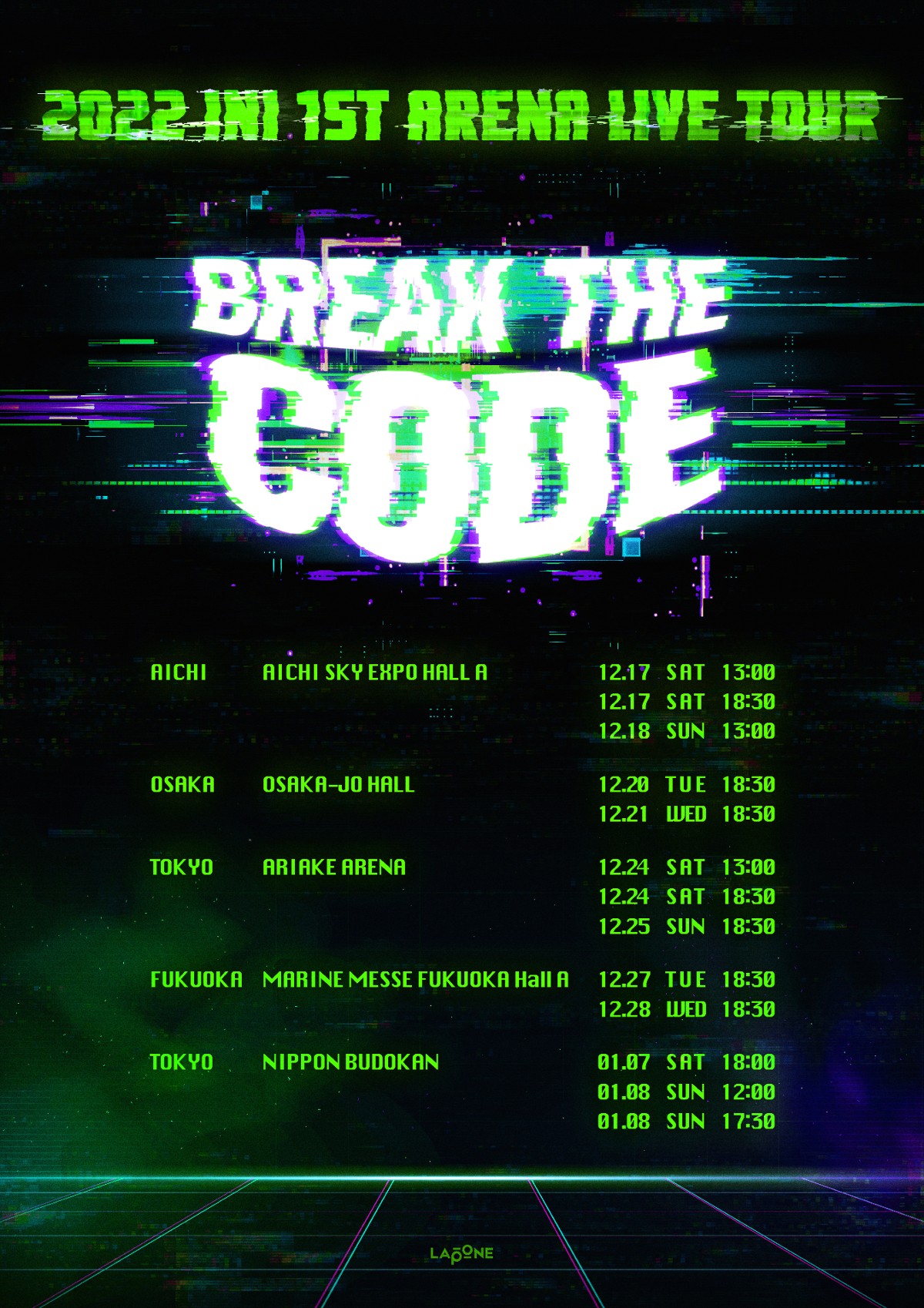 2022 INI 1ST ARENA LIVE TOUR [BREAK THE CODE]