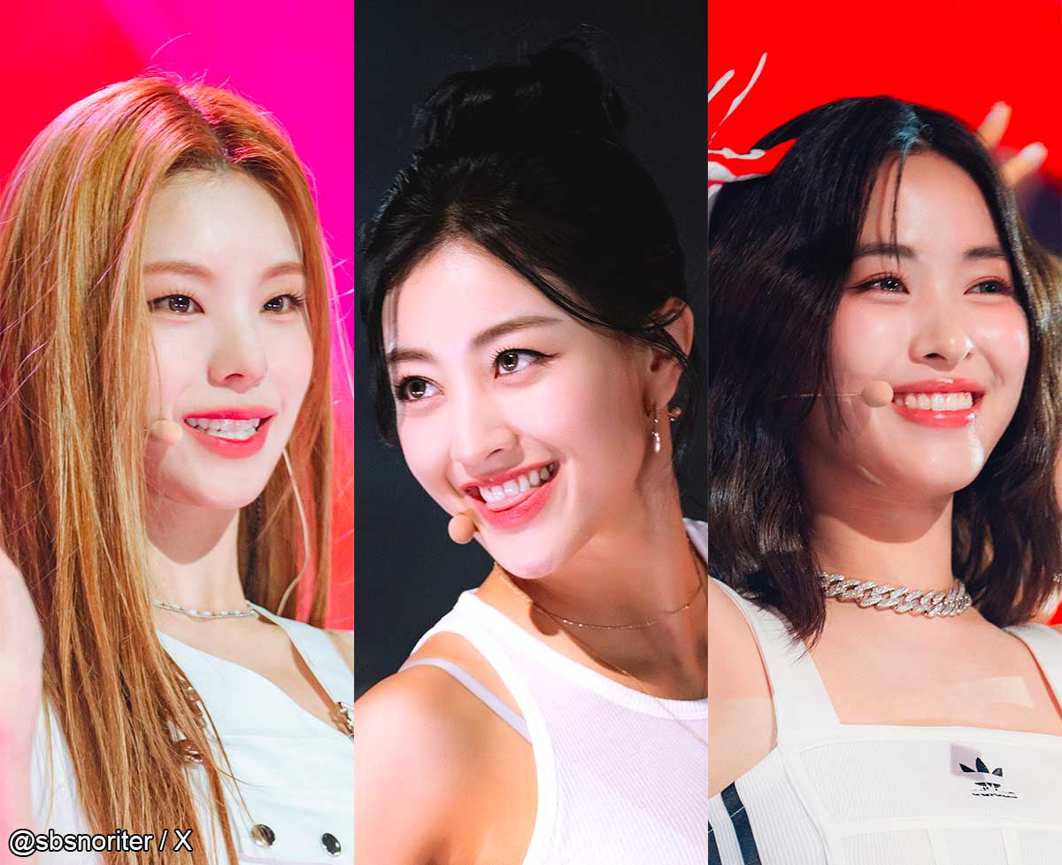 ITZY イェジ、TWICE ジヒョ、ITZY リュジン