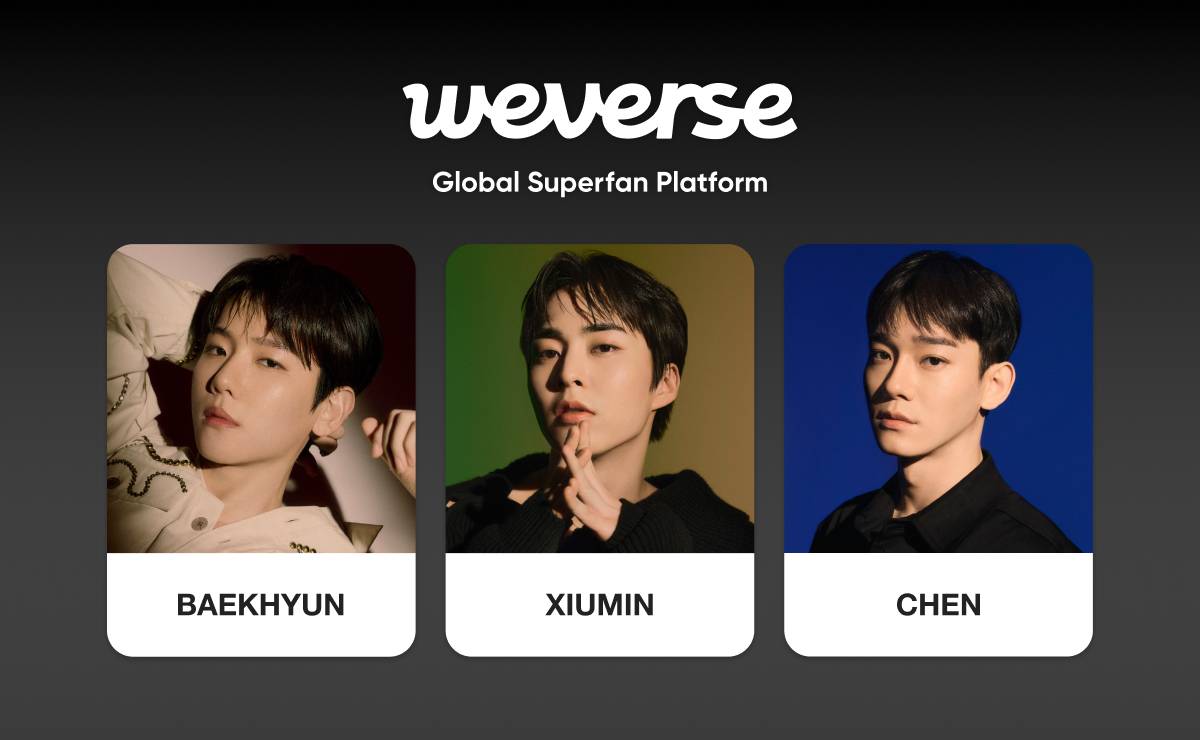 BAEKHYUN、XIUMIN、CHEN