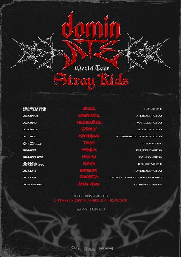 「Stray Kids World Tour <dominATE>」